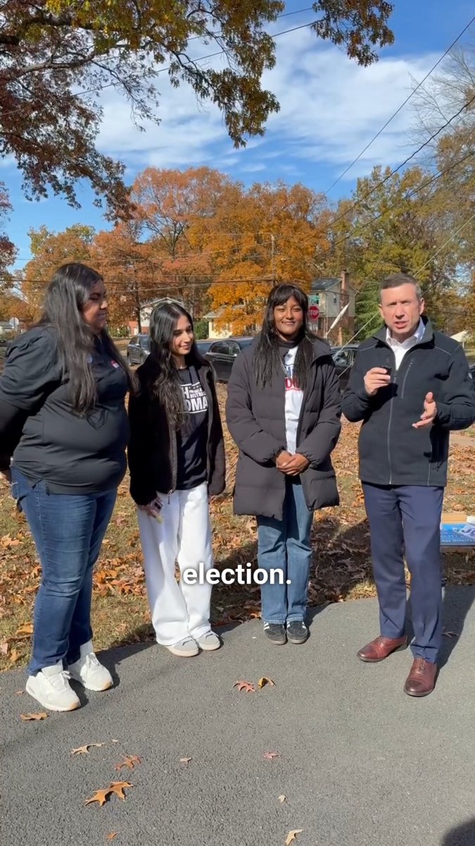 I’m so grateful to young volunteers who are doing the hard work, engaging with their communities, and getting out the vote in Virginia.