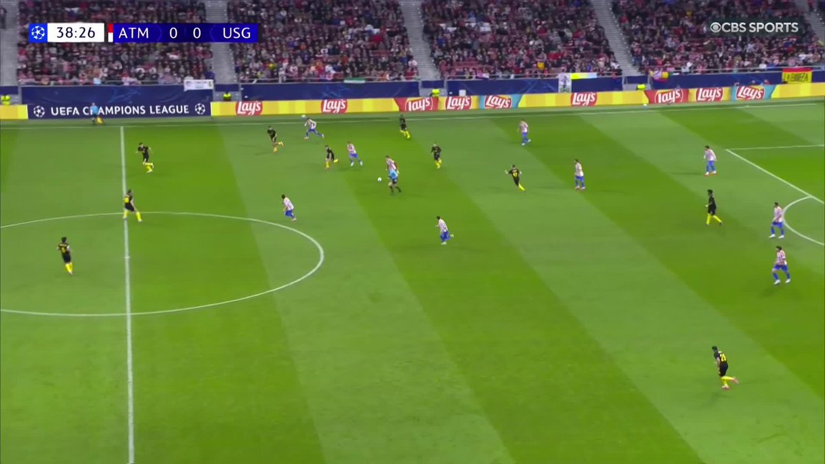 Julián Álvarez with a brilliant touch and finish for Atlético's opener 😮‍💨