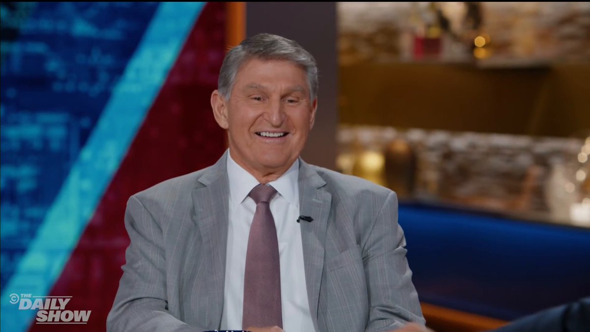 "Say you're the belle of the ball, Joe!" Jon Stewart and Senator Joe Manchin discuss Manchin's book, "Dead Center"