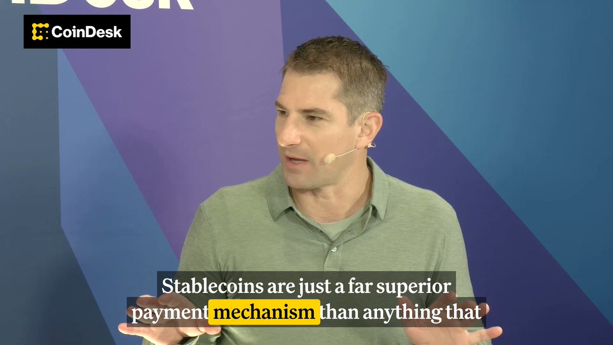 🔥 LATEST: Kraken Co-CEO Dave Ripley on stablecoins: “Stablecoins are a far superior payment mechanism than anything in traditional finance