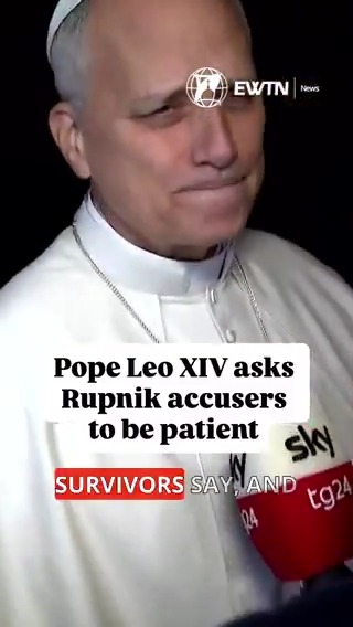 Pope Leo XIV asked alleged victims of Father Marko Rupnik to have patience as a trial on the priest’s alleged abuse begins at the Vatican. “A new trial has recently begun, judges were appointed. And processes for justice take a long time. I know it’s very difficult for the victims to ask that they be patient, but the Church needs to respect the rights of all people,” the pope said, addressing a question from Magdalena Wolinska-Reidi of EWTN News just outside his Castel Gandolfo residence, Villa Barberini, on Nov. 4. “The principle of innocent until proven guilty is also true in the Church,” he added. “Hopefully, this trial that is just beginning will be able to give some clarity to all those involved.” Leo answered questions from journalists as he left Castel Gandolfo to return to the Vatican. He has spent almost every Tuesday at the papal retreat, located 18 miles south of Rome, since early September.