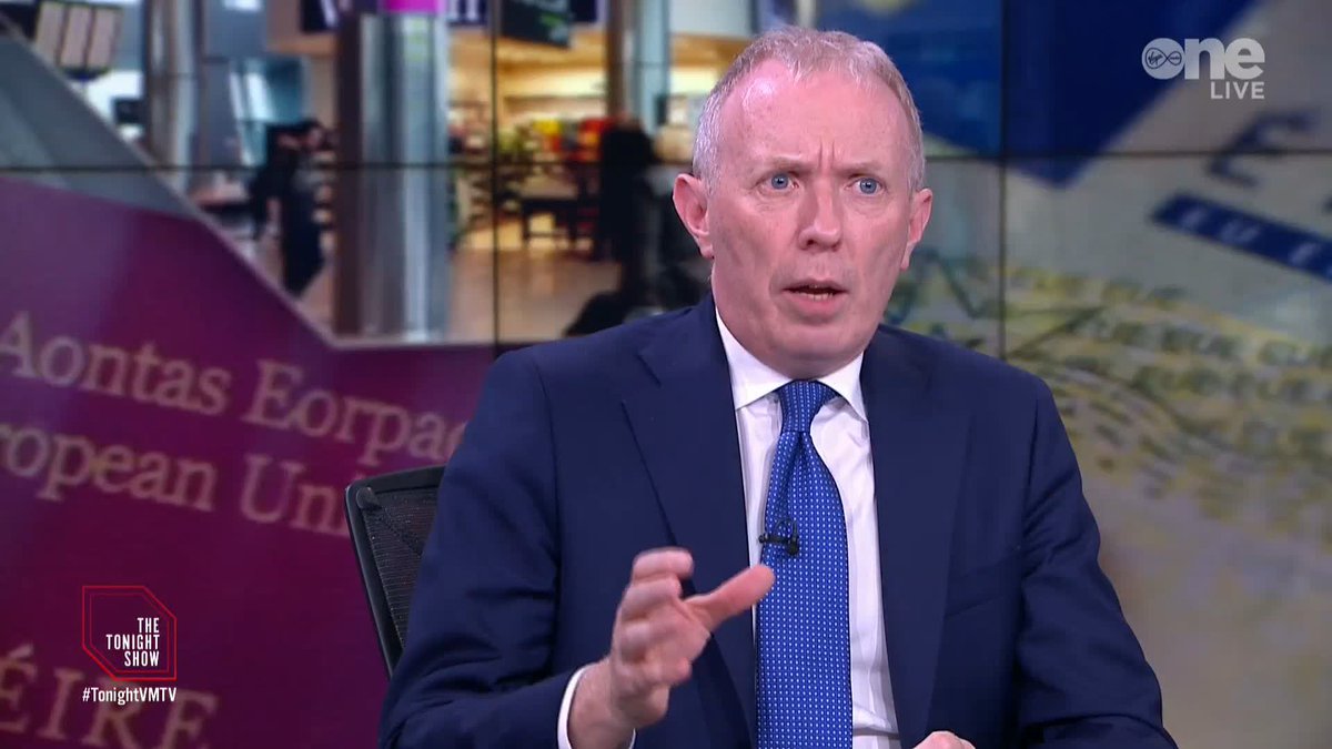 🗣️ "The one thing that there is a problem with is housing right across the state, and the more that come to seek asylum, the more pressure it puts on that system.” - Timmy Dooley #TonightVMTV