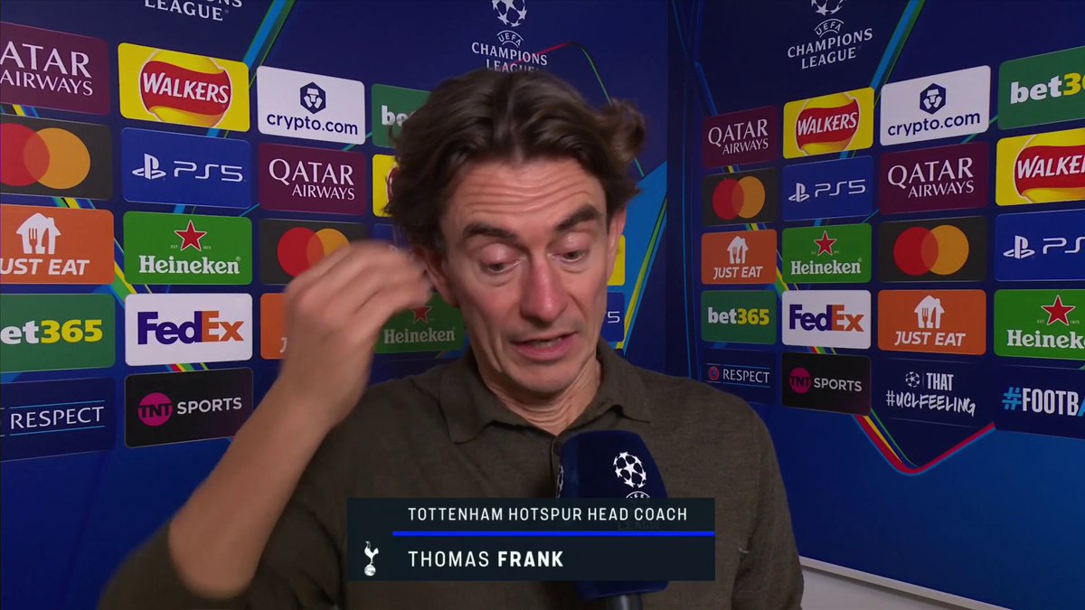 "It was like Lionel Messi transformed into a centre back" 🤩 Thomas Frank speaks to Becky Ives, after his side's biggest win under his leadership, and Micky van de Ven's incredible solo goal. TNT Sports & discovery+ UK