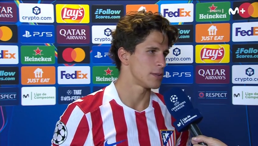 ❤️🤍 "Es algo que soñé desde siempre", Giuliano Simeone. #LaCasaDelFútbol #UCL