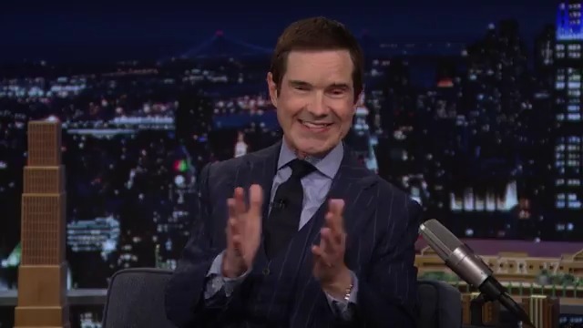 “It’s Downton Abbey meets Airplane!” -Jimmy Carr on his new comedy movie Fackham Hall 🤣 #FallonTonight