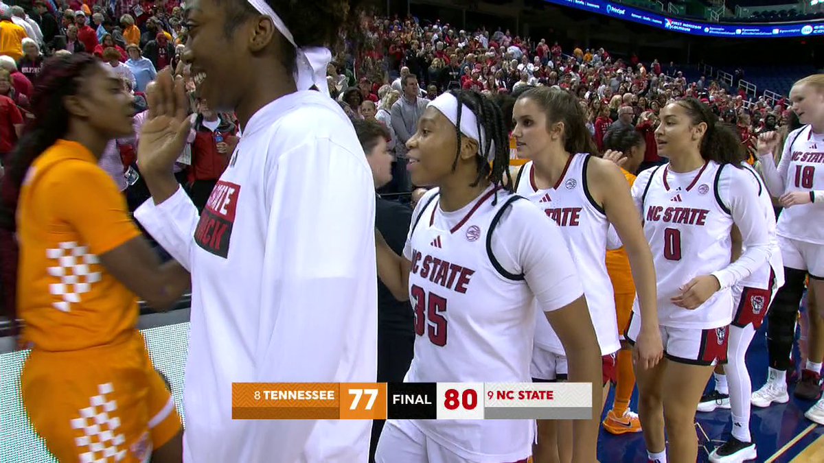COLLEGE HOOPS ARE SO BACK 🔥 No. 9 NC State comes back to beat No. 8 Tennessee 💪