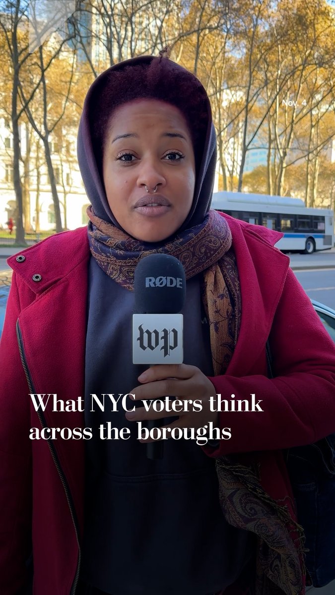 Tonight, voters in New York City will decide who will be their new mayor. Here's what they had to say about who they voted for, and why: