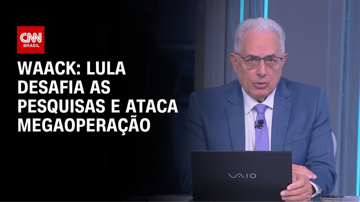Waack: Lula desafia as pesquisas e ataca megaoperação; assista #WW