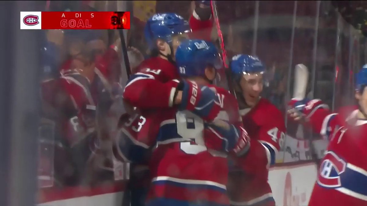 IVAN DEMIDOV GIVES MONTREAL THE LEAD 😱 What a second period for the x - Canadiens Montréal!