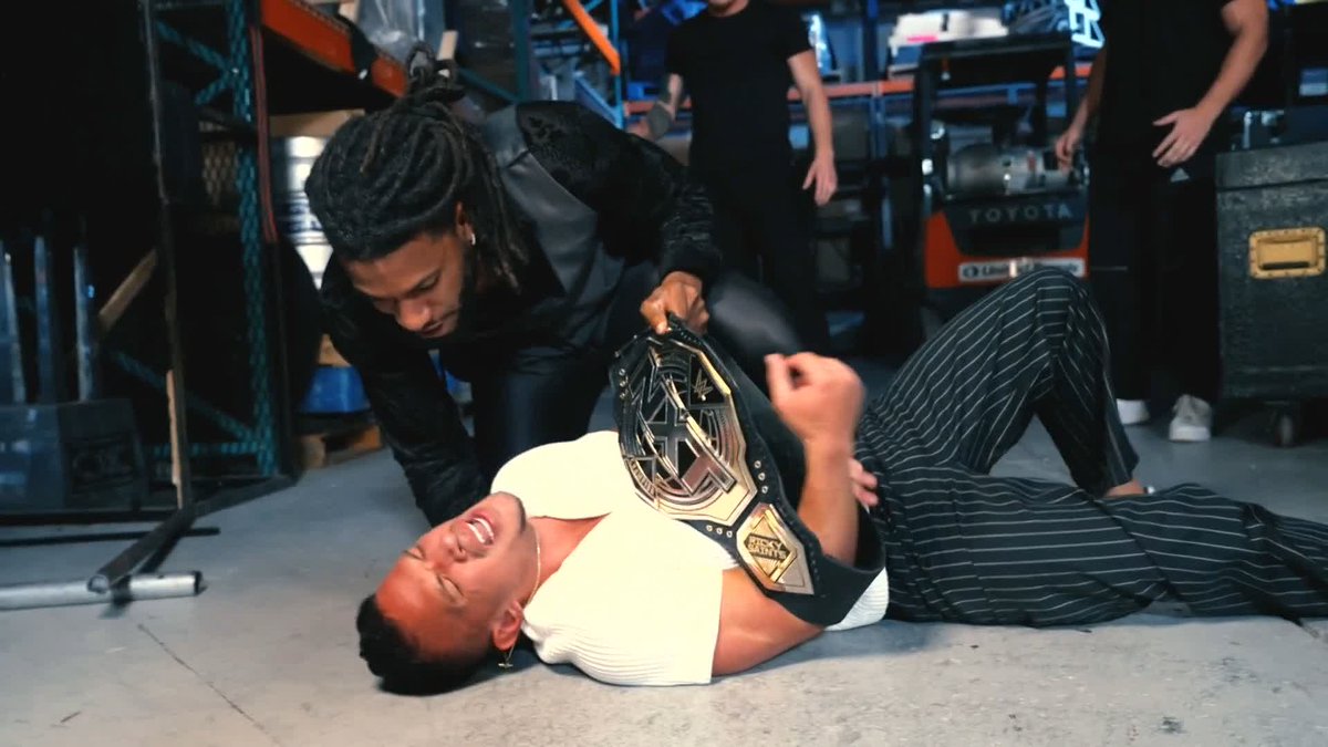 No waiting until next week... Trick Williams just DROPPED Ricky Saints backstage! 😲