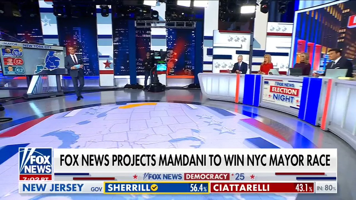 NEW: BILL HEMMER breaks down the numbers after the Fox News Decision Desk projects Zohran Mamdani will be the next mayor of New York City.