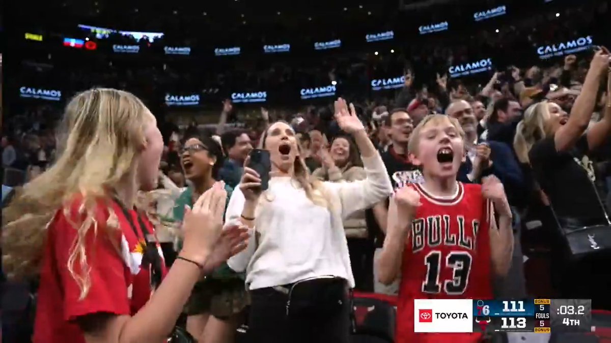 The Nikola Vucevic finisher that completed a 24-point comeback and won the game in the final seconds for the Bulls. Wow.