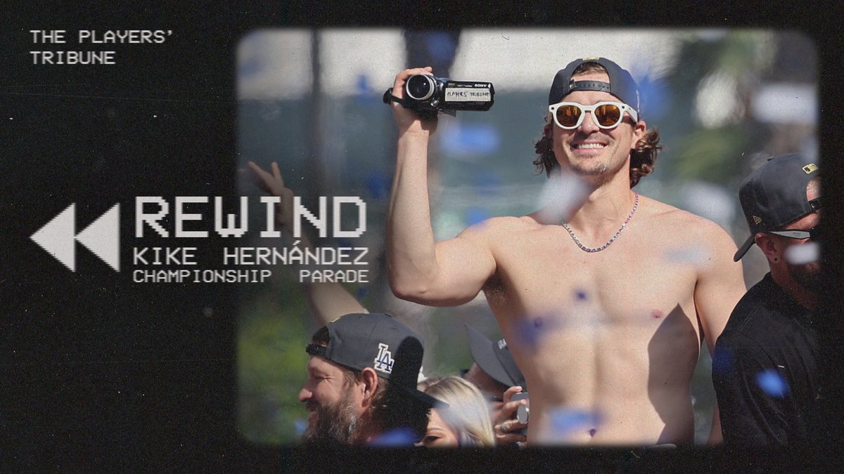 🗣️ HE’S BAAAAAACK!!! Enrique Hernández is ending the season just as he started it — with our camcorder. It has arrived: The Los Angeles Dodgers World Series parade footage. Roll the tape.... 📹
