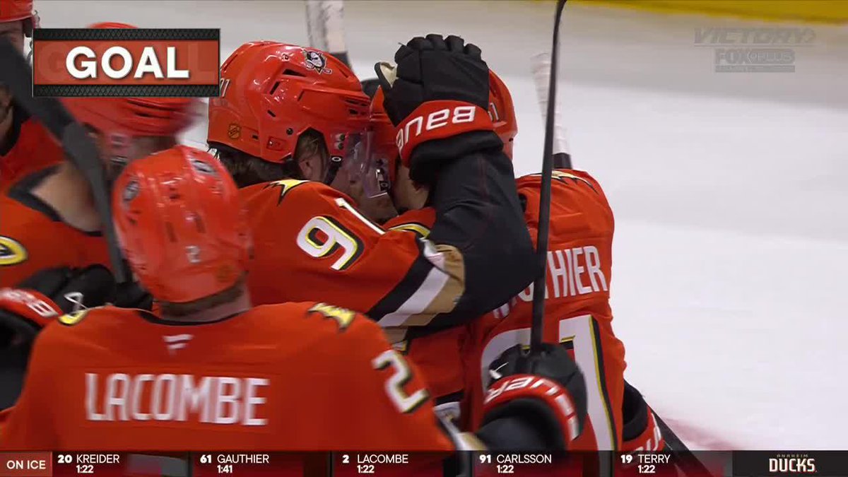 Cutter Gauthier with his FIRST career hatty 🔥🚨