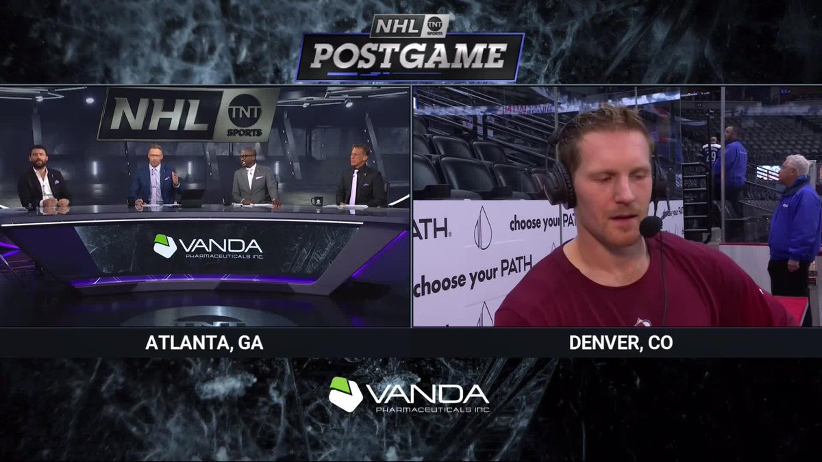 Gabe Landeskog almost dropped the gloves again with Lilleberg but it went nowhere because "he was speaking Danish and I was speaking English" 😭