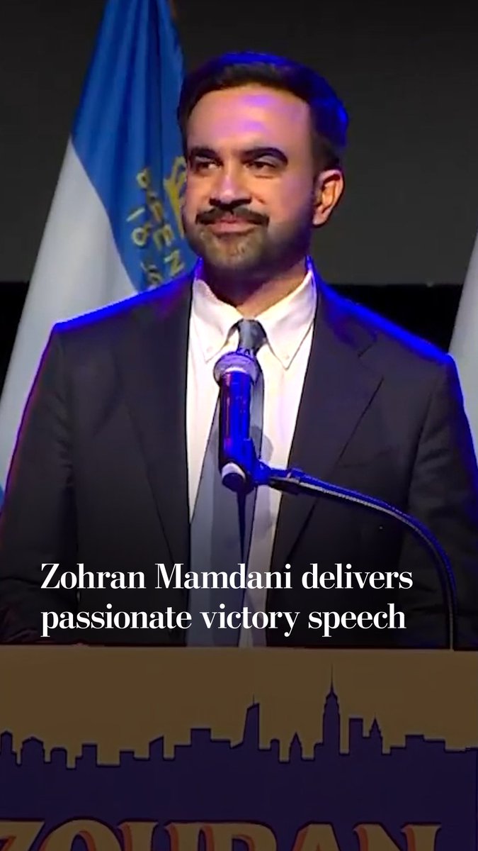In his first speech since winning NYC’s mayoral race, Zohran Mamdani, 34, noted he is young, Muslim and a democratic socialist — and said he won’t “apologize for any of this.”