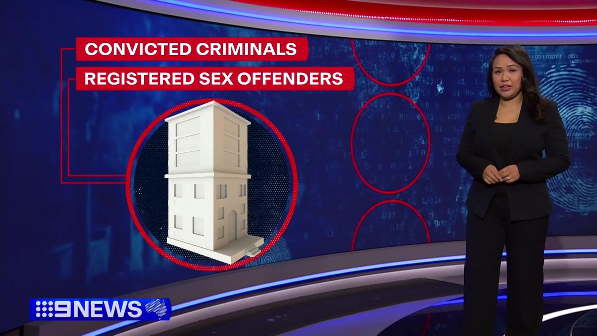#EXCLUSIVE: #9News has uncovered a facility in Melbourne's north housing violent convicted criminals and sex offenders. The exact location can't be named for legal reasons, but it's revealed the establishment is close to a childcare centre and two schools. Neary Ty