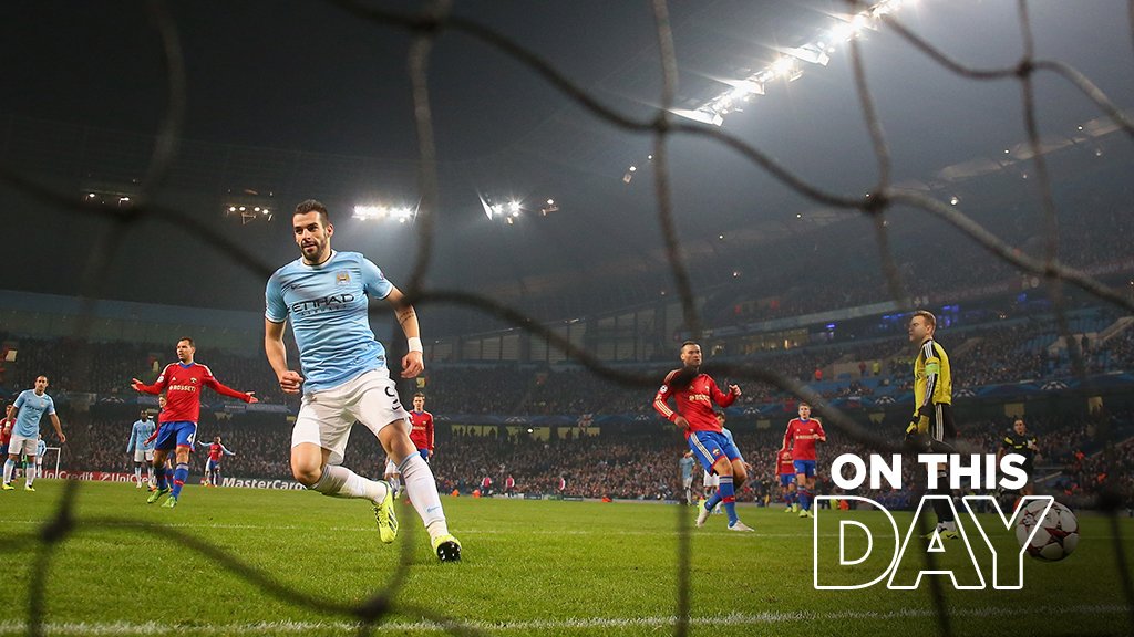 #OnThisDay: #ManCity 5-2 CSKA Moscow [2013] ⚽️ [3' P, 20'] Sergio Kun Aguero ⚽️ [30', 51', 90+2'] Álvaro Negredo 9️⃣ - ⚽️ [45+1', 71' P] Seydou Doumbia