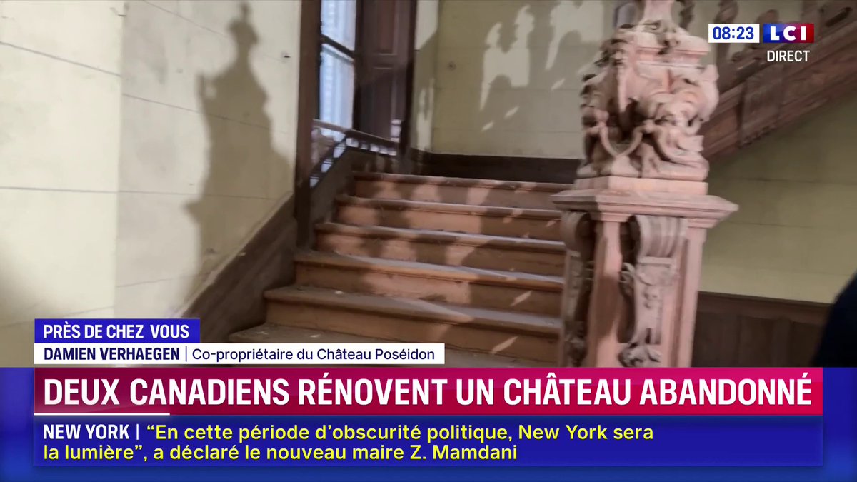 🏰 Deux Canadiens rénovent un château... abandonné ▶️ Matthieu Karmann est dans l'Indre pour nous faire découvrir cet édifice en pleine réhabilitation