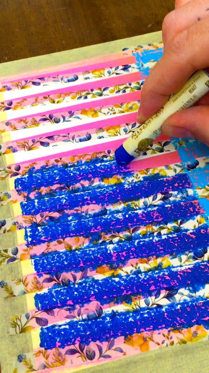 Have you heard of Tape Art? Find out with this drawing 😍