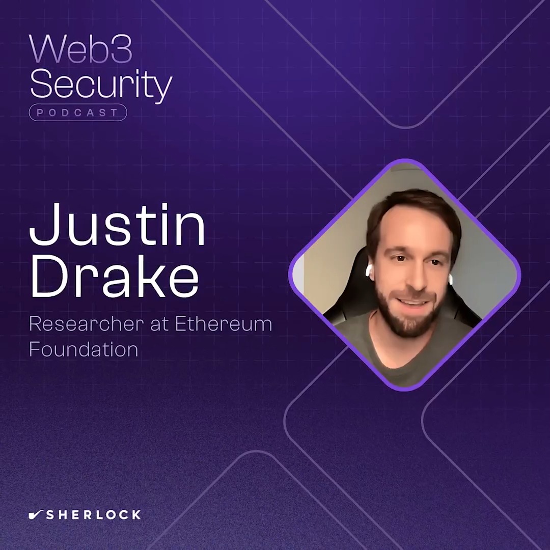 "Having a blockchain that is so secure that nothing can break it, not a nation state, not a quantum computer, that is the dream that we have" Episode 9 of The Web3 Security Podcast with Jack Sanford 🛡️ and Justin Drake, senior researcher at the Ethereum Foundation, is now live!
