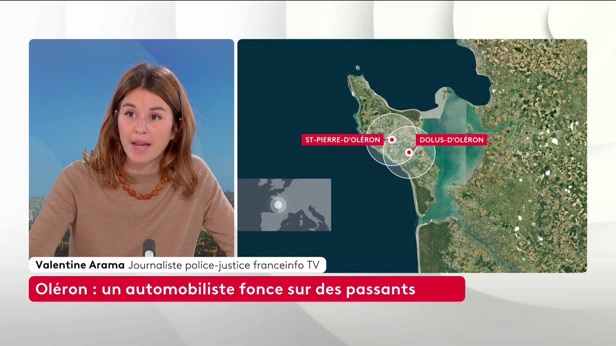 🔴 Un automobiliste de 35 ans a percuté volontairement plusieurs passants sur l'île d'Oléron, faisant dix blessés dont quatre dans un état grave. L'homme a crié "Allah Akbar". #canal16