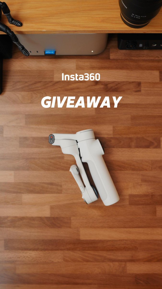 🚨 GIVEAWAY 🚨 Lock every move. Frame every face. Shoot every angle. Flow 2 Pro follows your story. Win one HERE! 🎉 To enter 👇 1️⃣ FOLLOW Insta360 2️⃣ LIKE this post + TAG 2 friends 🏆 Flow 2 Pro Standard Bundle ⌛️ Ends Nov 14, 2025 Winner will be announced in comments 🤞