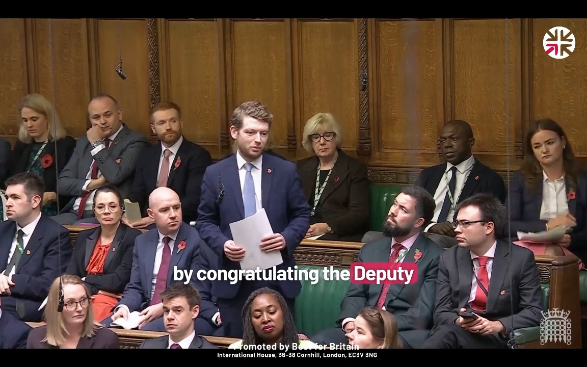 A historical moment in Parliament as Deputy Prime Minister David Lammy becomes the first Black person to ever answer a Prime Minister's question. 👏