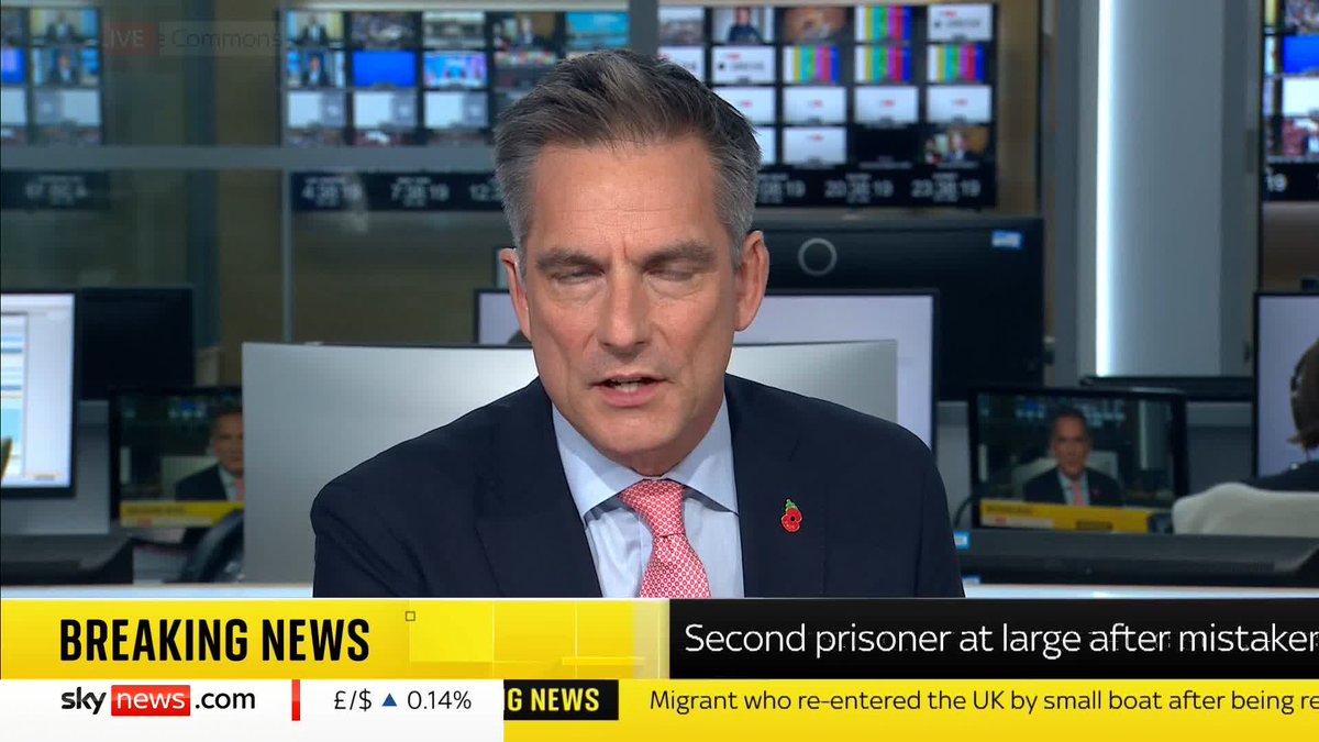 BREAKING: Another foreign prisoner is on the run after being mistakenly released, Sky News has learnt 📺 Sky 501, Virgin 602, Freeview 233 and YouTube