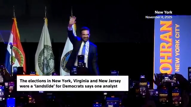 The 2025 off-year elections in Virginia, New Jersey, New York City and California provided an early barometer of how some US voters view President Trump's second term and the Democratic Party's efforts to revive its political fortunes