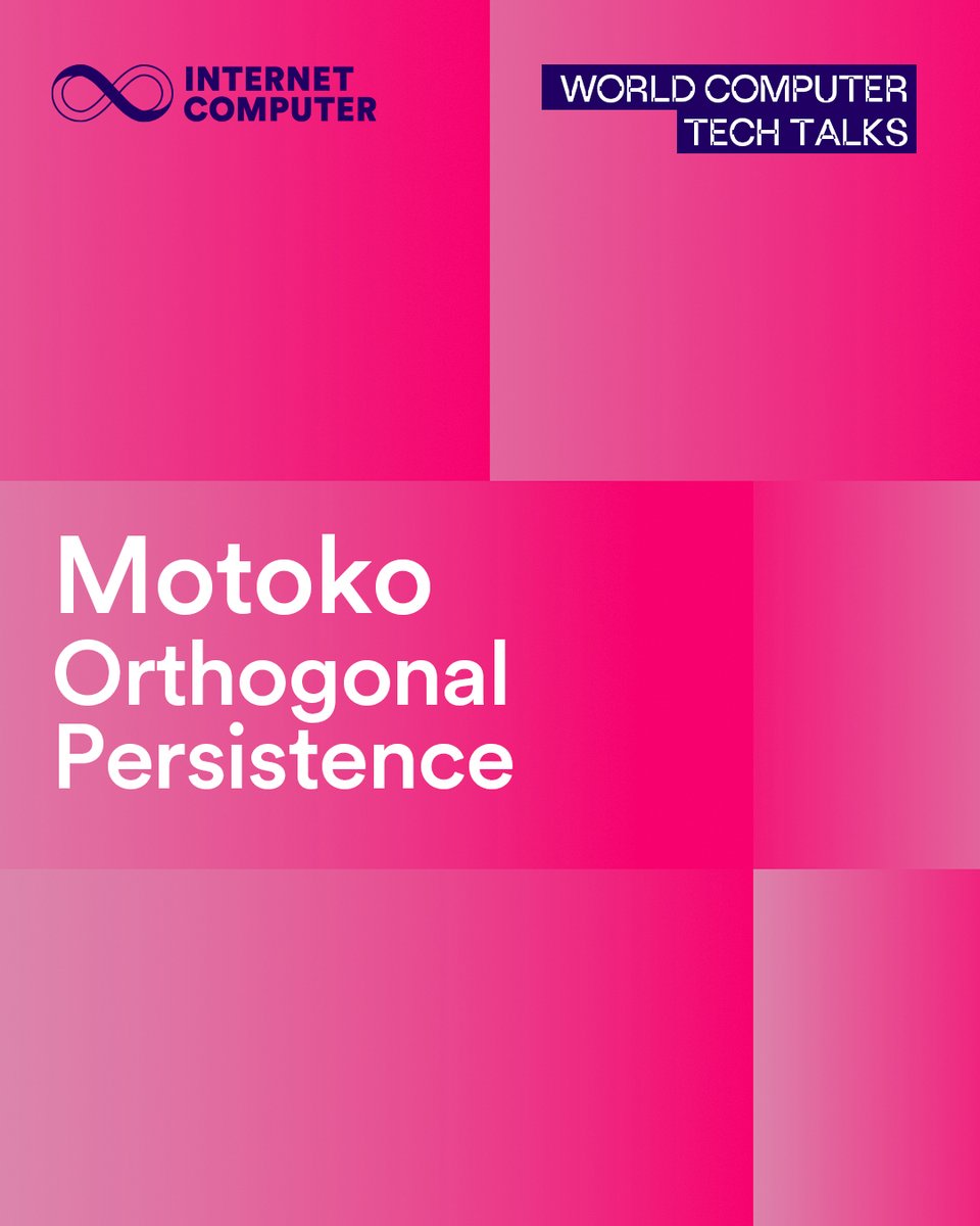 Traditional blockchain upgrades require explicit state serialization - adding complexity and risk to every deployment. Motoko introduces Enhanced Orthogonal Persistence Automatic state persistence across code upgrades. No serialization required. No data loss. Constant-time operations regardless of data volume. The runtime handles all persistence. Motoko verifies every upgrade is safe. This transforms upgrades from complex migrations into simple deployments, enabling truly rapid development.