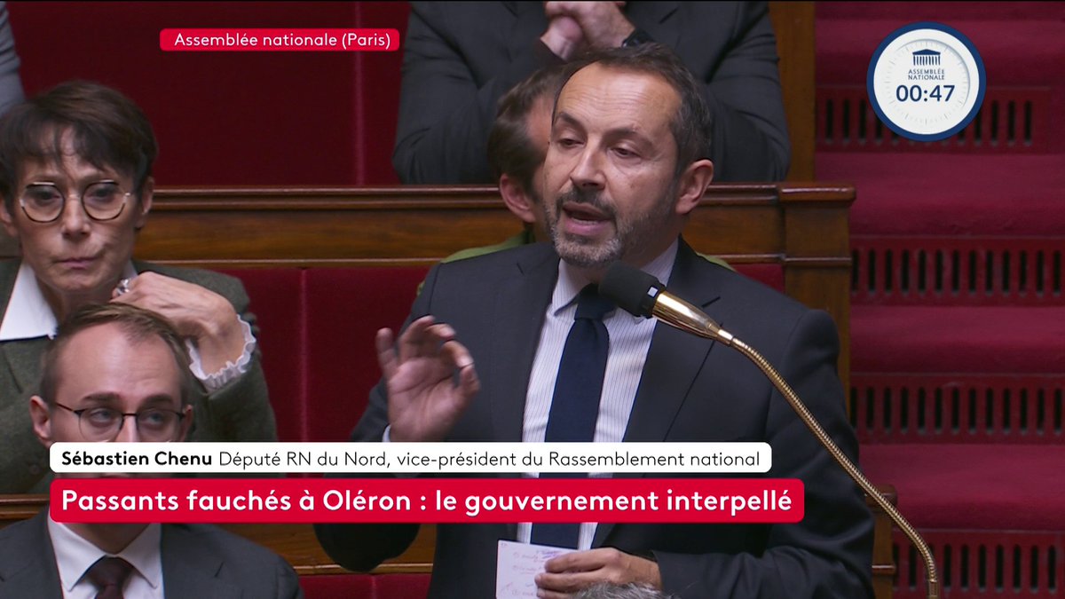 🔴🗣 Passants percutés à Oléron : "Il y a urgence à définir ce qu'est l'islamisme, il y a urgence à identifier, à combattre cette hydre islamiste dans chacun de ces relais", déclare Sébastien Chenu, député RN du Nord, vice-président du Rassemblement national