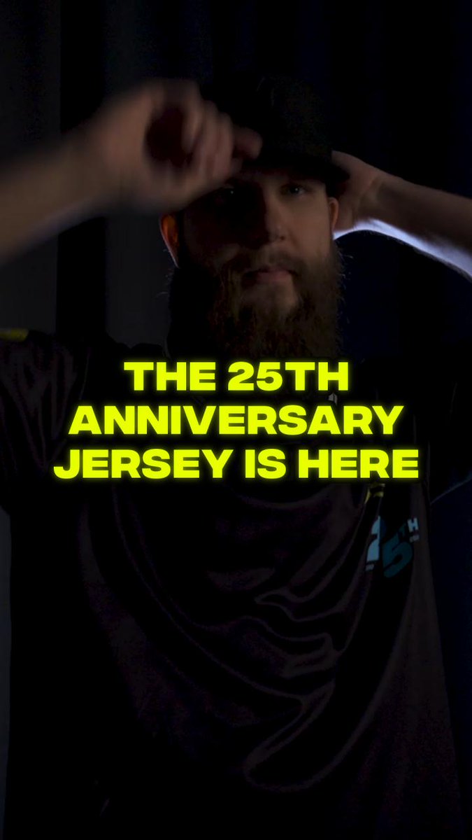 25TH ANNIVERSARY JERSEY IS HERE! Take advantage of our presale offer 10% off just by heading to THE DOJO 👕