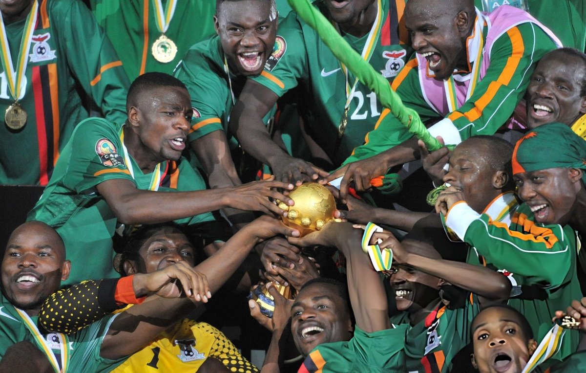 In 2012, Zambia danced their way to the #TotalEnergiesAFCON title! 🇿🇲🏆