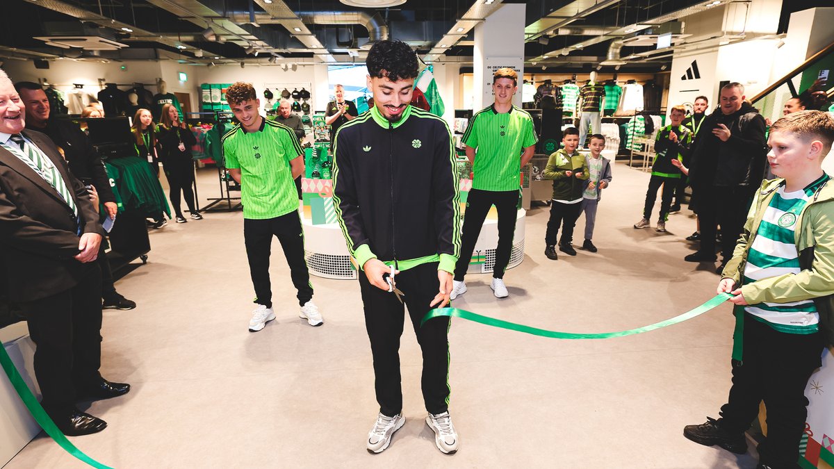 New Celtic Store Launch Event ๐๐ The Celtic family came together to officially open the club's latest retail outlet right in the heart of Glasgow's city centre