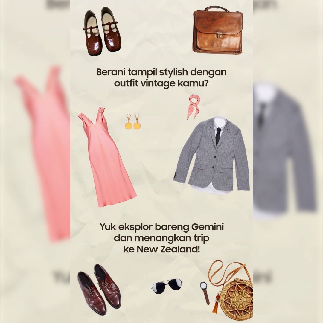 Mau trip gratis ke New Zealand? Ayo join #ExploreYourVintageLook challenge buat cari ide outfit lokal & vintage pakai Gemini Live with Camera di #GalaxyZFold7 #GalaxyZFlip7 #GalaxyS25 Series #GalaxyS25 Edge #GalaxyS25 FE Cek detailnya di video! #ExploreGalaxyWay #GalaxyCan