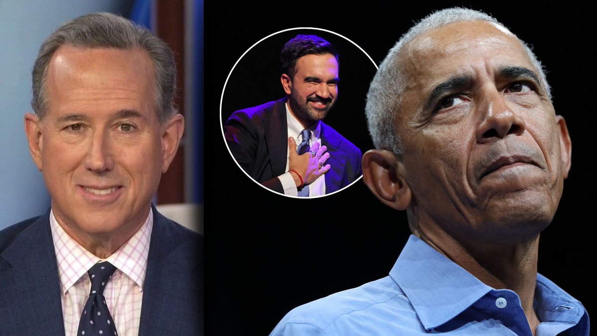 "Barack Obama said we're going to transform America. You're seeing it. [Zohran] Mamdani is Obama's transformation. It's a transformation to a socialist party." — Rick Santorum Tom Basile 🇺🇸 Emma Rechenberg Shaun Kraisman