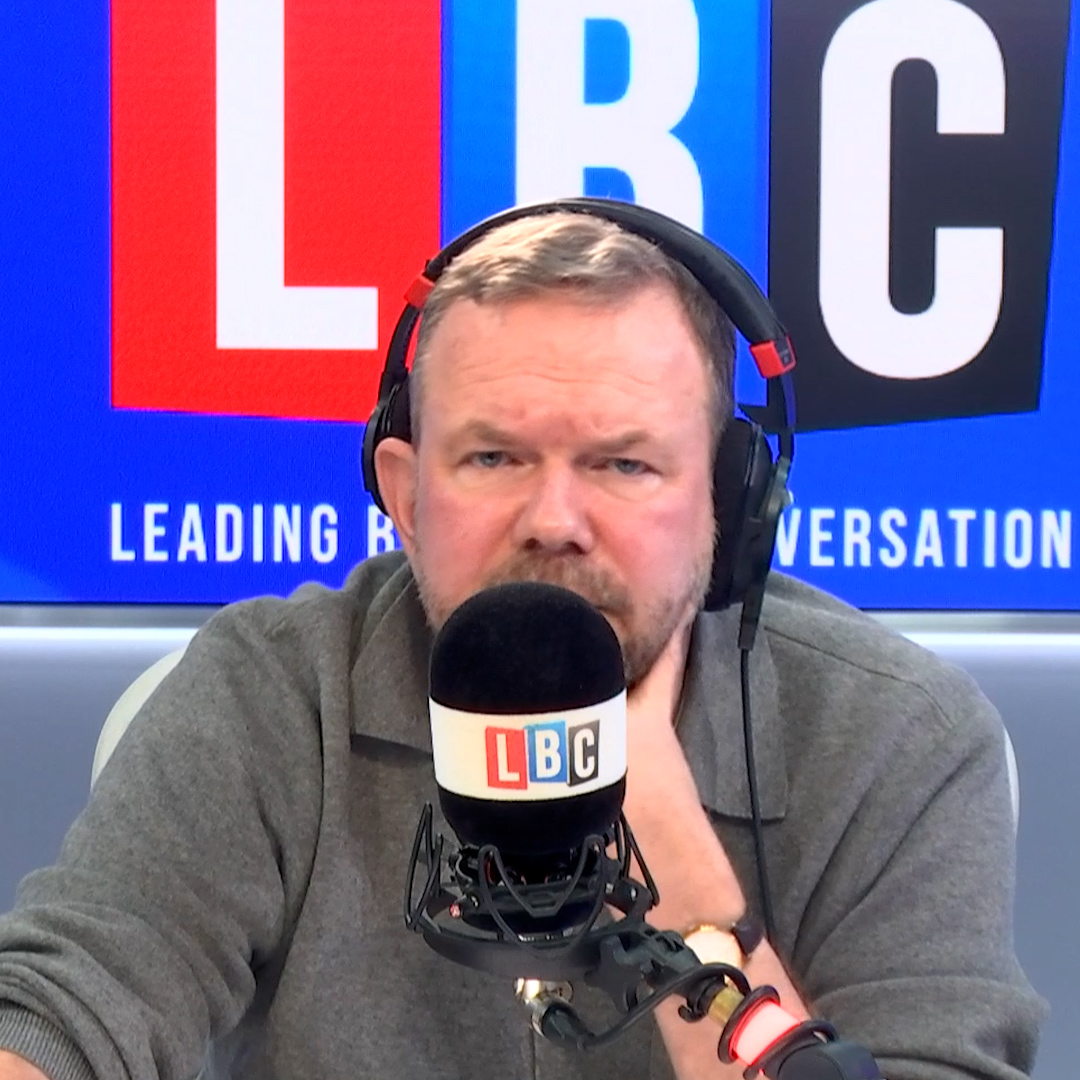 ‘I’m not racist.’ ‘Really?’ James O’Brien reads out Alan’s history of texts to try to prove him wrong.