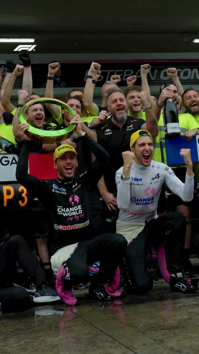 Double the celebrations for BWT Alpine Formula One Team last season, clinching a double podium in Sao Paulo 🥈🥉 #F1 #BrazilGP