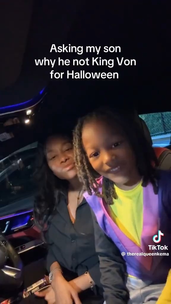 King Von's 6-year-old son Dayvon Jr. reveals why he didn't dress up like his father for Halloween 🎃 "Why do I want to be myself?" 😂