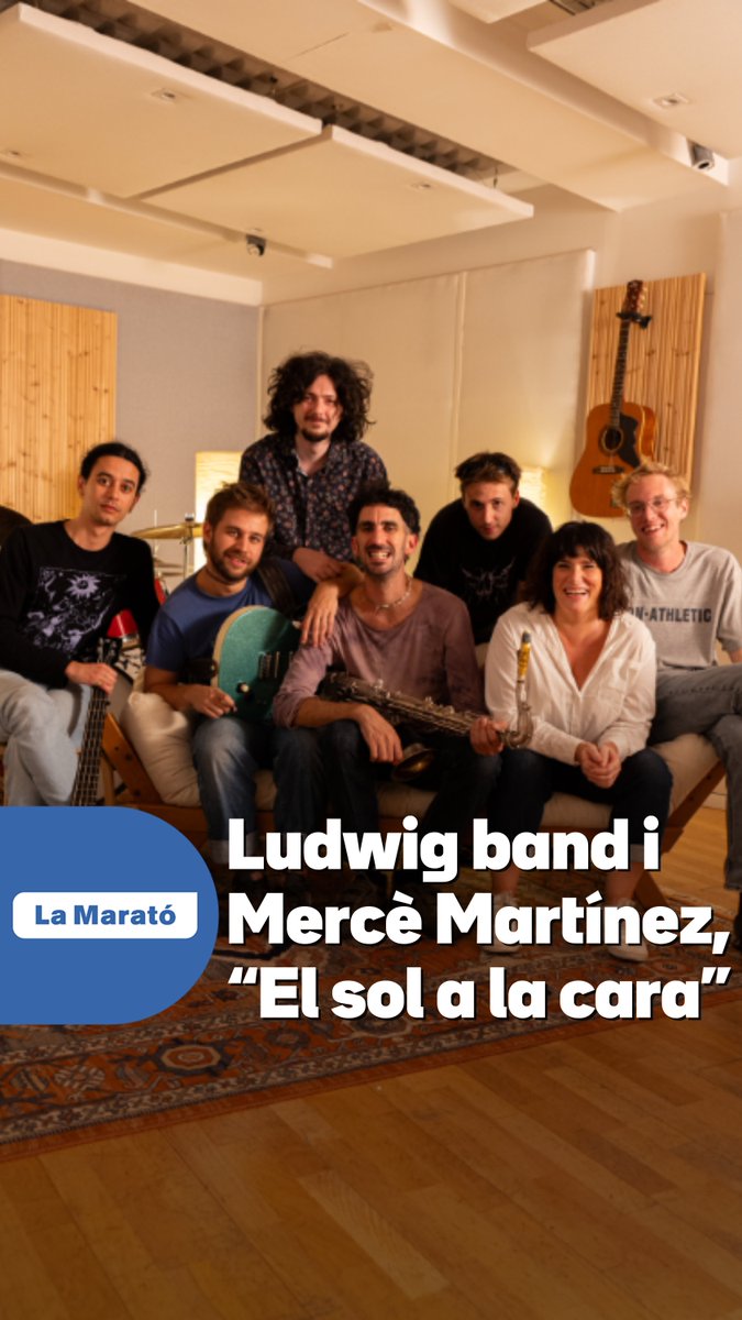 ✨“Walking on sunshine”, la mítica cançó de Katrina and The Waves, arriba al disc de La Marató de 3Cat en una versió de La Ludwig Band i Mercè Martinez. 💿El disc solidari de La Marató, disponible el 30 de novembre. 🙌Fes el teu donatiu amb Bizum al 33333 💪Fes equip amb #LaMarató3Cat