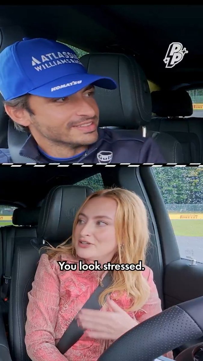 The Smooth Operator does not get stressed 🙂‍↔️🌶️ The final episode of Passenger Princess with Carlos Sainz is out now on Amelia Dimoldenberg's YouTube channel! 📺 👉 #F1