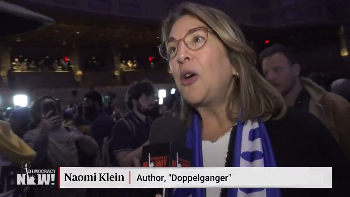 Zohran Mamdani's win is "proof of concept of how to fight fascism," says @naomiaklein. "Fascists want everybody to be the same. They celebrate conformity, uniformity, sameness, hierarchy. … The entire [Mamdani] campaign was a love letter to the diversity" of New York.