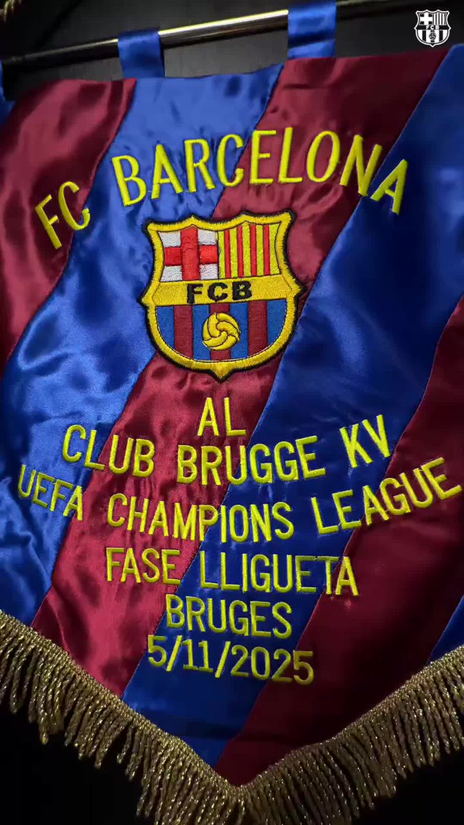 كل شيء جاهز ✅ ⏳ #BrugesBarça