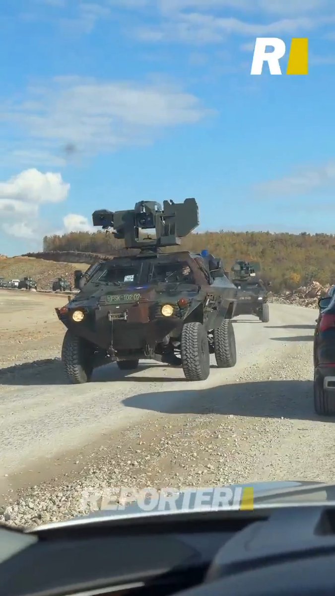 Kosovo Army's armored vehicles with remote weapon stations 🇽🇰