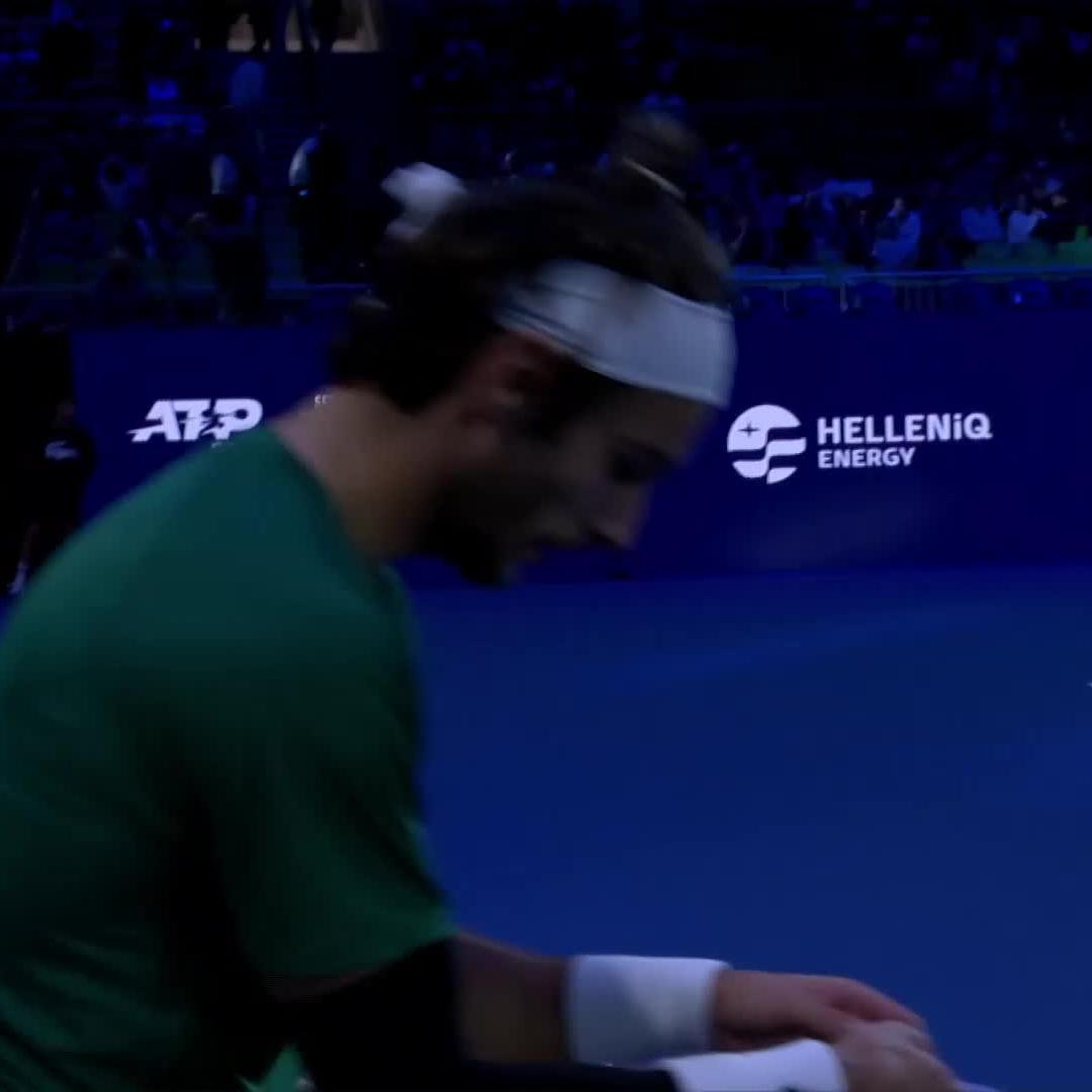 Musetti fights back 💪 The Italian takes a tight second set 7-6 to level things in Athens! 👀 #HellenicChampionshup
