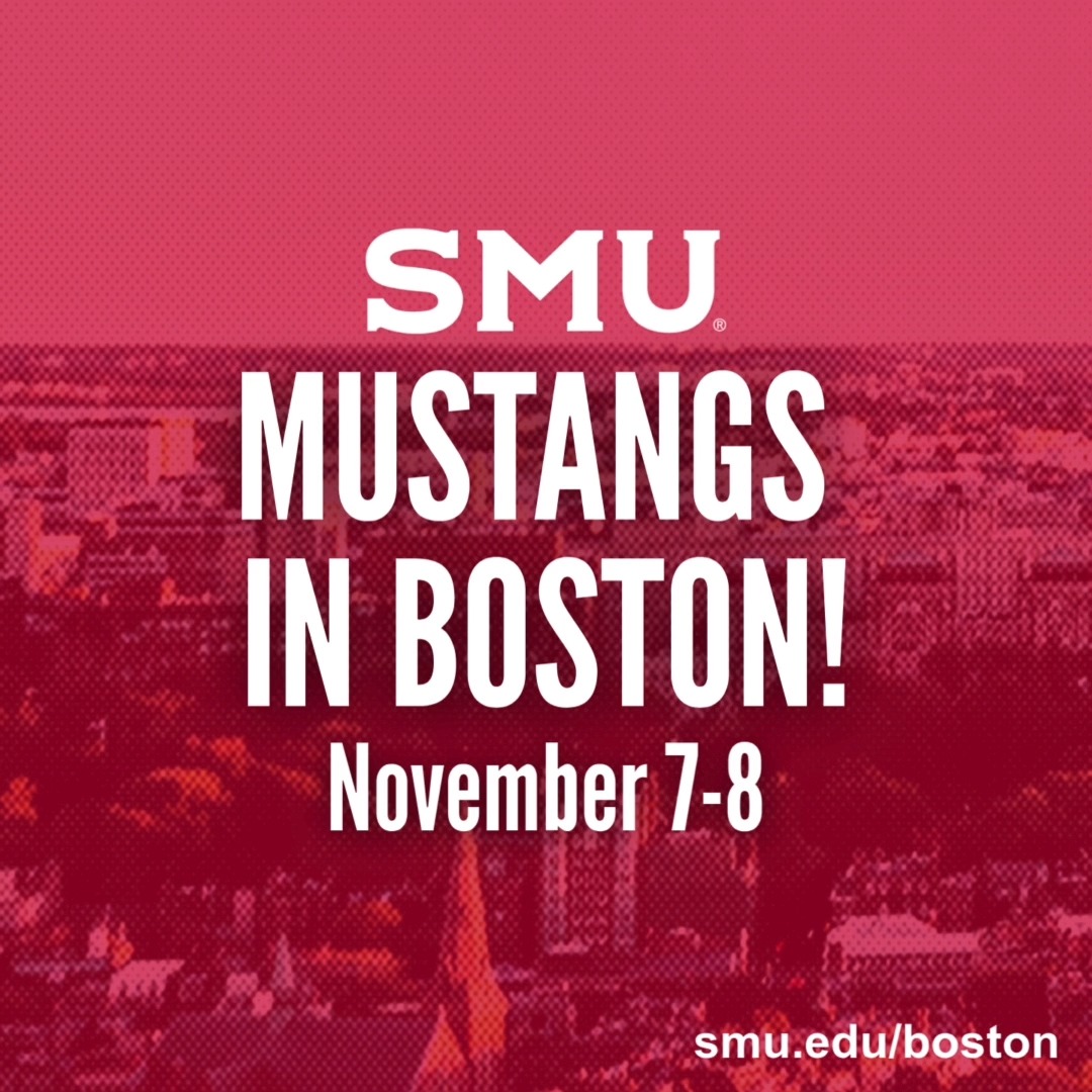 Conquered Miami at home. Next stop → Boston! ✈️ Swipe to see all the details — see you there, SMU Athletics!