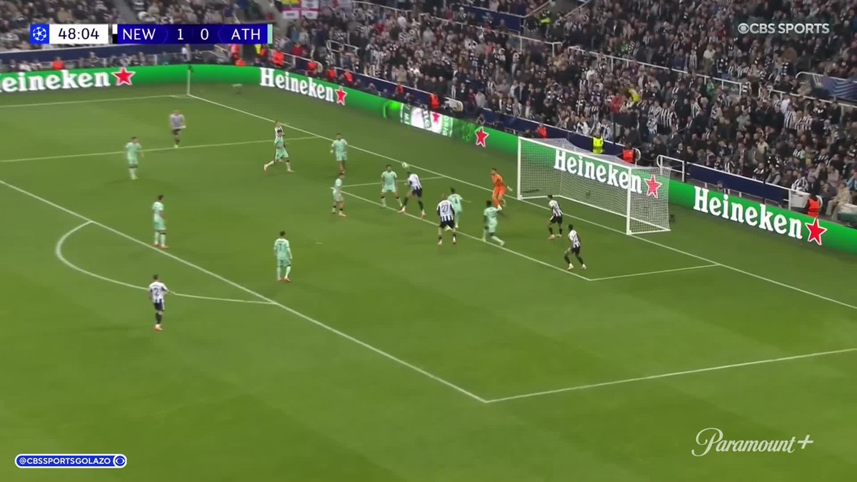 Joelinton's close-range header doubles Newcastle's lead ⚽