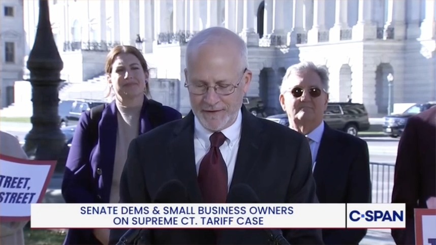 Small business owner: Since Trump announced his so-called Liberation Day, we've received thousands of price increases from our suppliers. Price changes have cost my business and my customers thousands of dollars. The imprudent, reckless, and constant yanking of the tariff leash is hurting small business and it's killing consumer confidence.