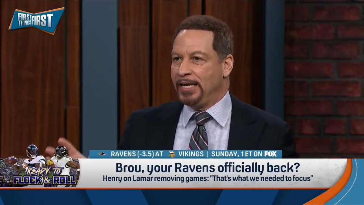 .Chris Broussard considered shelfing T7 .. until Derrick Henry co-signed with him 😅 "I'll take it from King Henry! The toy toss that transformed the tacklers is back and so are the Ravens."